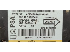 Recambio de centralita airbag para citroen c3 1.4 hdi exclusive referencia OEM IAM 9661532480  