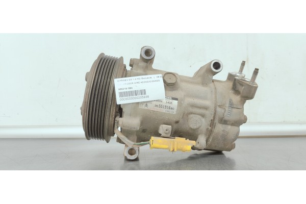 Recambio de compresor aire acondicionado para citroen c3 1.4 hdi exclusive referencia OEM IAM 9655191680  