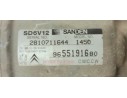 Recambio de compresor aire acondicionado para citroen c3 1.4 hdi exclusive referencia OEM IAM 9655191680  