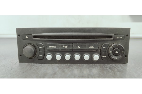 Recambio de sistema audio / radio cd para citroen c3 1.4 hdi exclusive referencia OEM IAM 96639793XT  