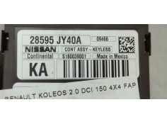 Recambio de modulo electronico para renault koleos 2.0 dci 150 4x4 fap referencia OEM IAM 28595JY40A  