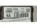 Recambio de modulo electronico para renault koleos 2.0 dci 150 4x4 fap referencia OEM IAM 28595JY40A  