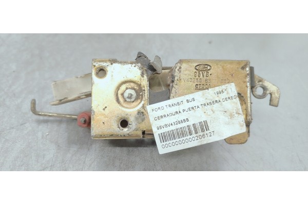 Recambio de cerradura puerta trasera derecha para ford transit bus 1995 referencia OEM IAM 95VBV43288BB  