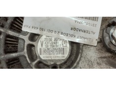 Recambio de alternador para renault koleos 2.0 dci 150 4x4 fap referencia OEM IAM 23100JG71A  