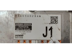 Recambio de centralita airbag para toyota aygo x 1.0i 72 referencia OEM IAM 891700H240  