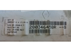 Recambio de pantalla multifuncion para renault megane iii coupe expression referencia OEM IAM 280346458RB  