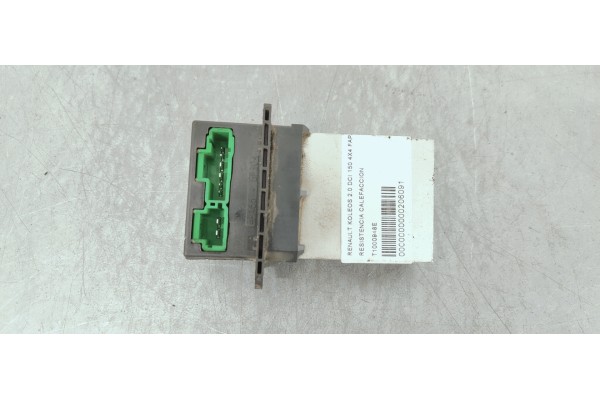 Recambio de resistencia calefaccion para renault koleos 2.0 dci 150 4x4 fap referencia OEM IAM T1000948E  