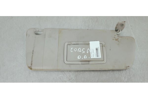 Recambio de parasol derecho para opel corsa d 1.2 referencia OEM IAM 010440018  