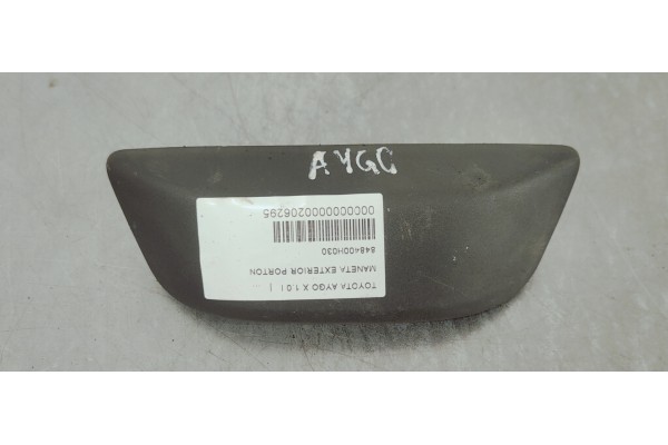 Recambio de maneta exterior porton para toyota aygo x 1.0 i referencia OEM IAM 848400H030  