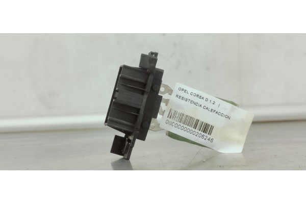 Recambio de resistencia calefaccion para opel corsa d 1.2 referencia OEM IAM   