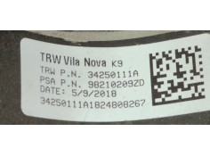 Recambio de volante para citroen berlingo 1.5 hdi referencia OEM IAM 98210209ZD  