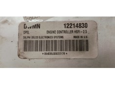 Recambio de centralita motor uce para opel meriva 1.6 16v referencia OEM IAM 12214830  