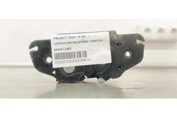 Recambio de cerradura maletero / porton para peugeot 3008 1.6 hdi referencia OEM IAM 9685915280  