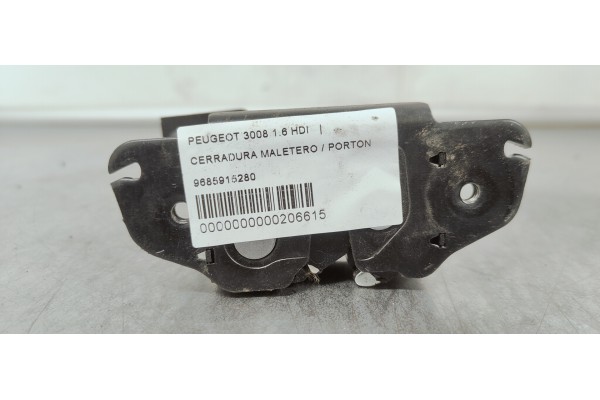 Recambio de cerradura maletero / porton para peugeot 3008 1.6 hdi referencia OEM IAM 9685915280  