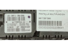 Recambio de pantalla multifuncion para peugeot 3008 1.6 hdi referencia OEM IAM 9817257280  