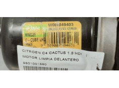 Recambio de motor limpia delantero para citroen c4 cactus 1.5 hdi referencia OEM IAM 9801001580  