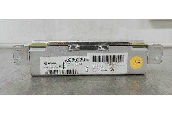 Recambio de sistema audio / radio cd para citroen c4 cactus 1.5 hdi referencia OEM IAM 9828992980  