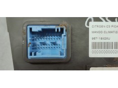 Recambio de mando climatizador para citroen c3 picasso 1.6 hdi referencia OEM IAM 96711892XU  