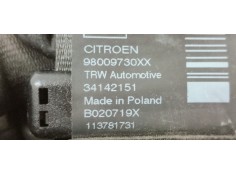 Recambio de cinturon seguridad delantero derecho para citroen c4 cactus 1.5 hdi referencia OEM IAM 98009730XX  