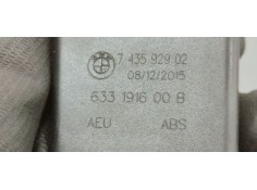Recambio de enganche cinturon trasero central para bmw serie 7 (g11/g12) 6a350000 referencia OEM IAM 7435929  