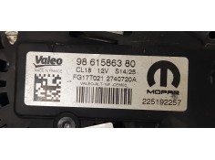 Recambio de alternador para citroen berlingo 1.5 hdi referencia OEM IAM 9861586380  