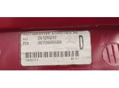 Recambio de piloto trasero derecho para peugeot 5008 2.0 hdi referencia OEM IAM 9672666680  