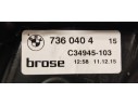 Recambio de elevalunas trasero derecho para bmw serie 7 (g11/g12) 6a350000 referencia OEM IAM 7360404  
