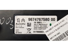 Recambio de modulo electronico para peugeot 5008 2.0 hdi referencia OEM IAM 9674767580  