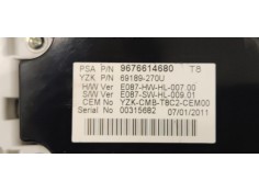 Recambio de cuadro instrumentos para peugeot 5008 2.0 hdi referencia OEM IAM 9676614680  