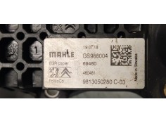Recambio de enfriador egr para peugeot 3008 1.5hdi 130 fap referencia OEM IAM 9813050280  