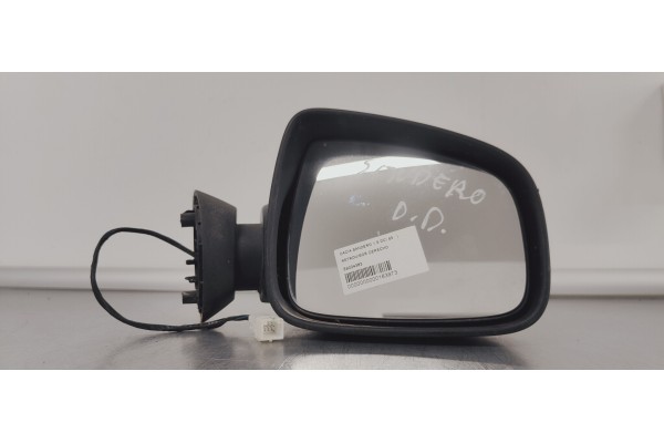 Recambio de retrovisor derecho para dacia sandero 1.5 dci 85 referencia OEM IAM E9024363  