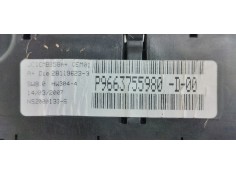 Recambio de cuadro instrumentos para citroen c4 picasso exclusive plus referencia OEM IAM P9663755980D00  