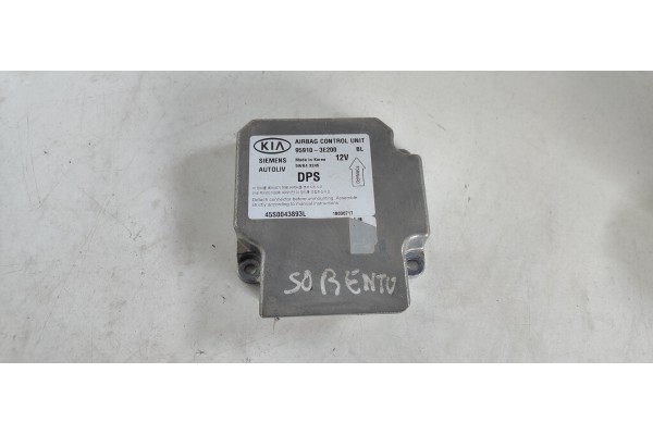 Recambio de centralita airbag para kia sorento 2.5 crdi cat referencia OEM IAM 959103E200  
