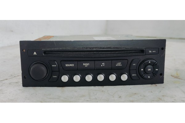 Recambio de sistema audio / radio cd para citroen c3 1.4 referencia OEM IAM 96537894XT  