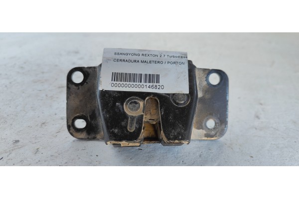 Recambio de cerradura maletero / porton para ssangyong rexton rx 270 full referencia OEM IAM   