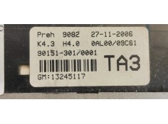 Recambio de mando calefaccion / aire acondicionado para opel astra twin top enjoy referencia OEM IAM 13245117  