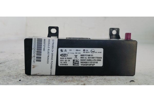 Recambio de modulo electronico para citroen c4 grand picasso 2.0hdi 150 fap referencia OEM IAM 9805727480  