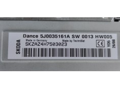 Recambio de sistema audio / radio cd para skoda fabia (5j2 ) young referencia OEM IAM SKZAZ4H7503023  