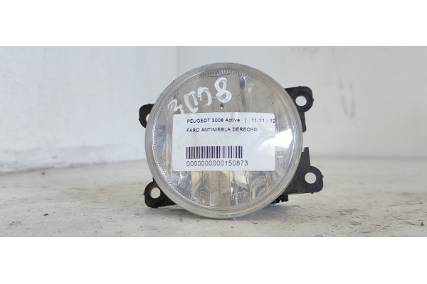 Recambio de faro antiniebla derecho para peugeot 3008 active referencia OEM IAM   