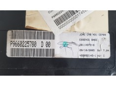 Recambio de cuadro instrumentos para citroen c2 1.1 i 60 referencia OEM IAM P9660225780  