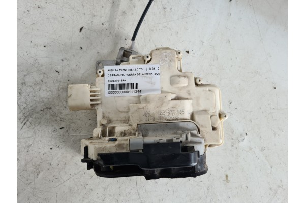 Recambio de cerradura puerta delantera izquierda para audi a4 avant (8e) 2.0 tdi referencia OEM IAM 8E2837015AA 8E2837015A 
