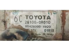 Recambio de motor arranque para toyota rav 4 (a3) advance cross sport referencia OEM IAM 281000R010  