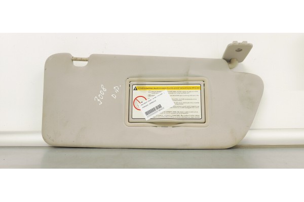 Recambio de parasol derecho para peugeot 3008 1.6 hdi 110 fap referencia OEM IAM   