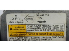 Recambio de centralita airbag para chevrolet kalos 1.4 se referencia OEM IAM 96430714  