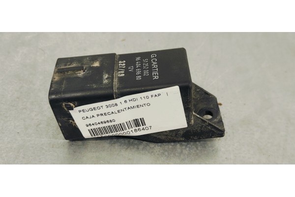 Recambio de caja precalentamiento para peugeot 3008 1.6 hdi 110 fap referencia OEM IAM 9640469680  