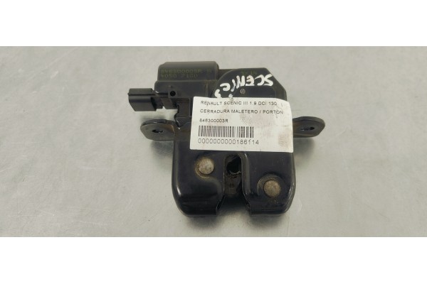 Recambio de cerradura maletero / porton para renault scenic iii 1.9 dci 130 referencia OEM IAM 846300003R  
