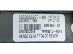 Recambio de mando climatizador para citroen c4 grand picasso exclusive plus referencia OEM IAM 965086897700  