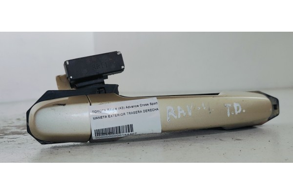 Recambio de maneta exterior trasera derecha para toyota rav 4 (a3) advance cross sport referencia OEM IAM   