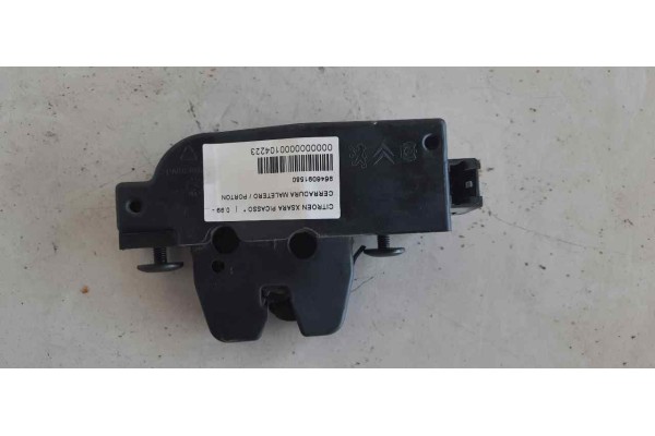 Recambio de cerradura maletero / porton para citroen xsara picasso 1.6 referencia OEM IAM 9646091580  