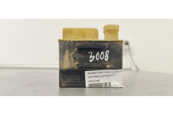Recambio de caja precalentamiento para peugeot 3008 1.6 hdi 110 fap referencia OEM IAM 9662570880  
